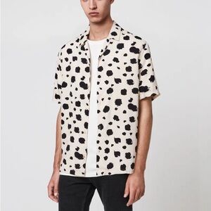 All Saints Printed Mens Shirt - Size Large